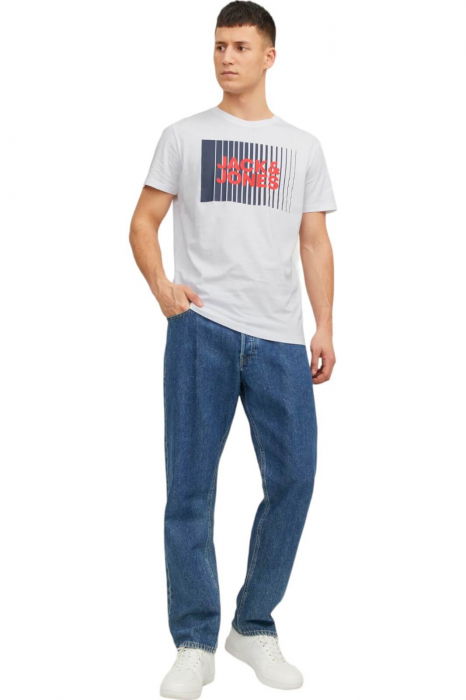Tricou JACK &JONES Corp Logo - 12233999-White [5]
