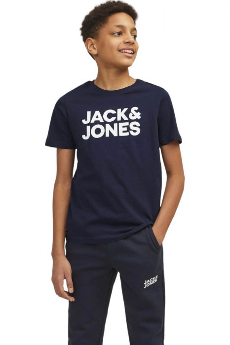 Tricou JACK &JONES Corp Logo JNR - 12152730-Navy Blazer [3]