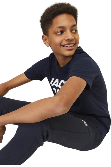 Tricou JACK &JONES Corp Logo JNR - 12152730-Navy Blazer [7]