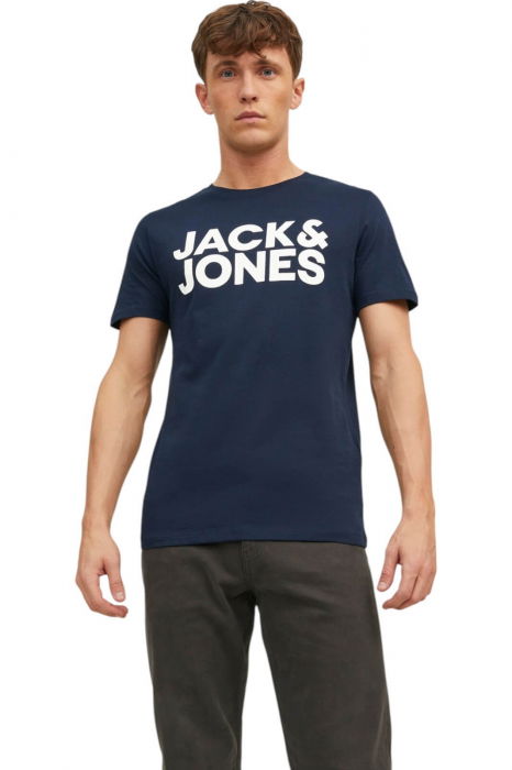 Tricou JACK &JONES Corp Logo LP - 12151955-Navy Blazer BWL [1]