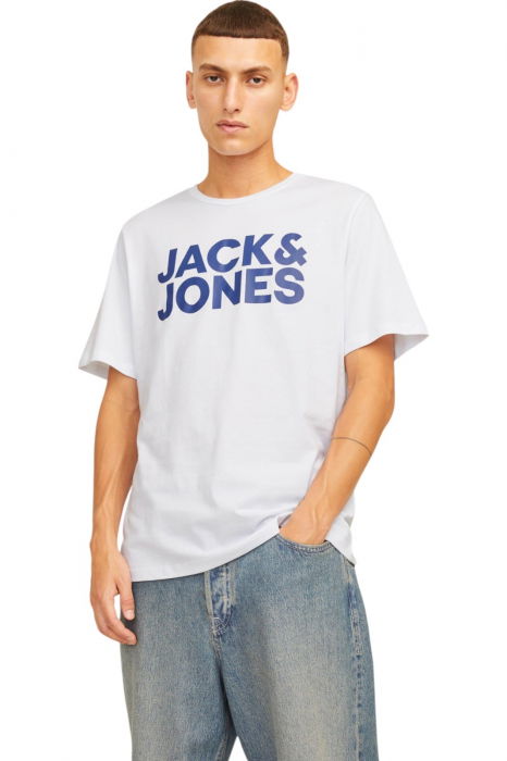 Tricou JACK &JONES Corp Logo LP Multipack - 3 tricouri - 12191762-White [3]
