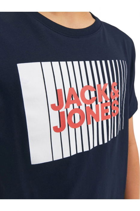 Tricou JACK &JONES Corp Logo Play JNR - 12237411-Navy Blazer [5]