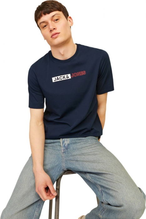 Tricou JACK &JONES Corp Logo Play5 - 12233999-Navy Blazer P5 [3]