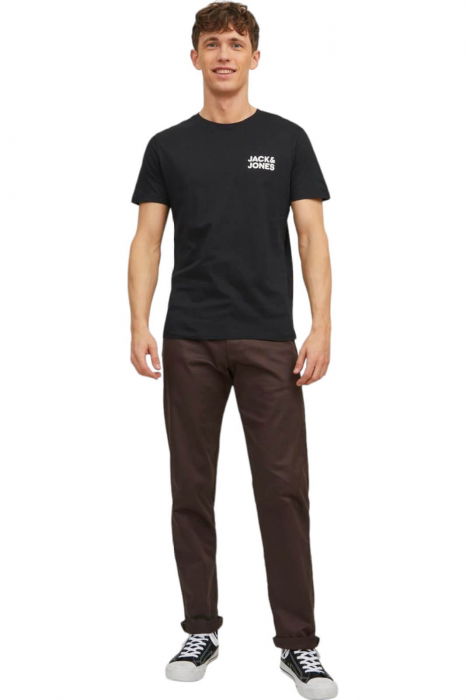 Tricou JACK &JONES Corp Logo Small Print - 12151955-Black SP [5]