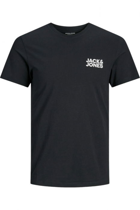 Tricou JACK &JONES Corp Logo Small Print - 12151955-Black SP [1]