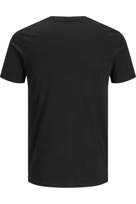Tricou JACK &JONES Corp Logo Small Print - 12151955-Black SP [2]
