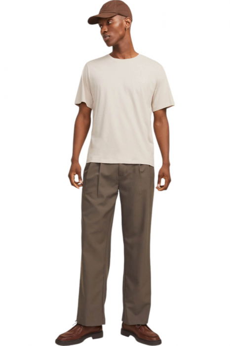 Tricou JACK &JONES Corp Logo Small Print - 12151955-Moonbeam [5]