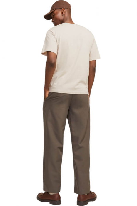 Tricou JACK &JONES Corp Logo Small Print - 12151955-Moonbeam [2]