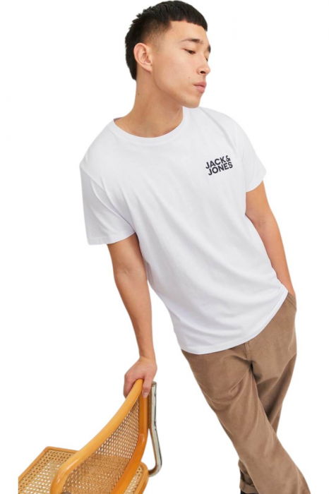 Tricou JACK &JONES Corp Logo Small Print - 12151955-White SP [3]
