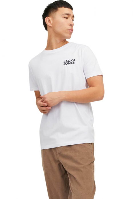 Tricou JACK &JONES Corp Logo Small Print - 12151955-White SP [1]