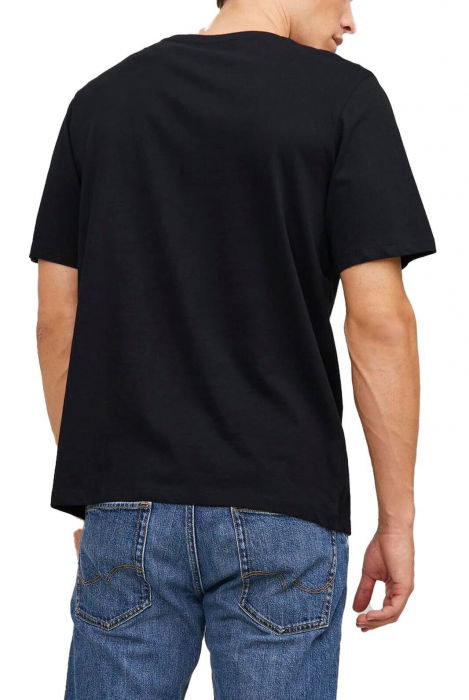 Tricou JACK &JONES Corp Logo Small Print - 12233999-Black SP [2]