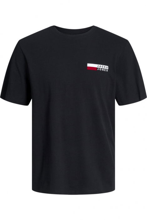 Tricou JACK &JONES Corp Logo Small Print - 12233999-Black SP [1]