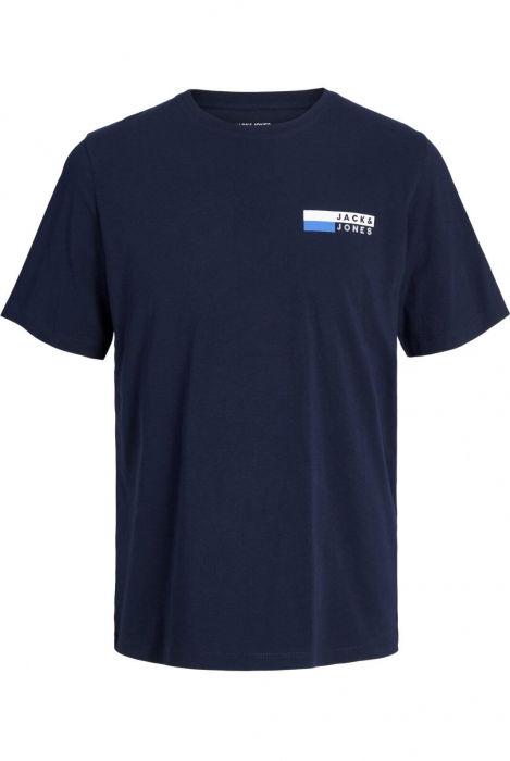 Tricou JACK &JONES Corp Logo Small Print - 12233999-Navy Blazer SP [1]