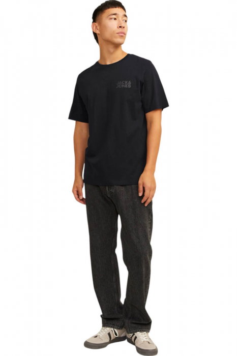 Tricou JACK &JONES Corp Logo Small Print B - 12151955-Black-SPB [4]