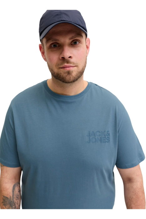 Tricou JACK &JONES Corp Logo SS PLS - 12158505-Blue Mirage [4]
