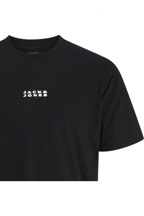 Tricou JACK &JONES Costance Minimal Text - 12282875-Black [4]