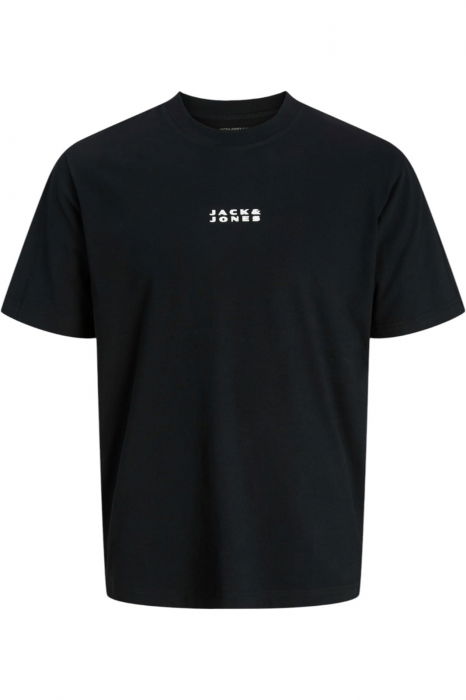 Tricou JACK &JONES Costance Minimal Text - 12282875-Black [1]