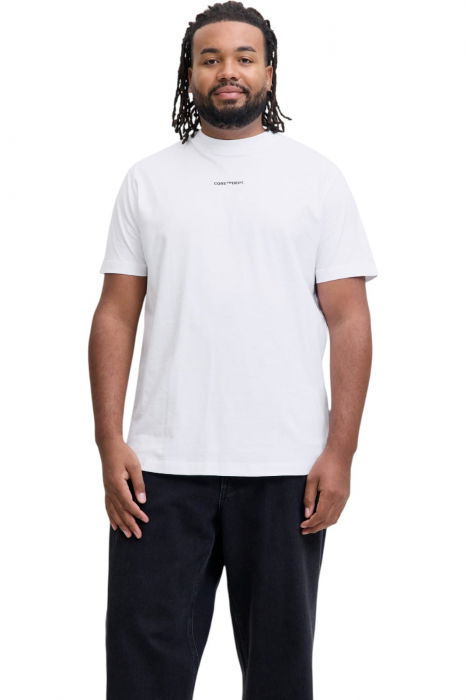 Tricou JACK &JONES Cover Script Back PLS - 12288178-Bright White [1]