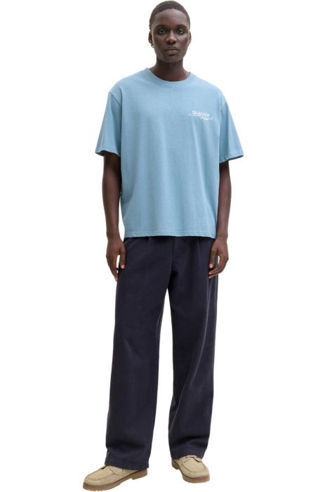 Tricou JACK &JONES Crest Back Print - 12286090-Blue Shadow [5]