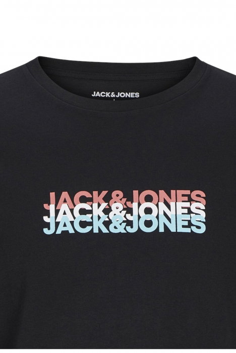 Tricou JACK &JONES Cyber - 12256777-Black [2]