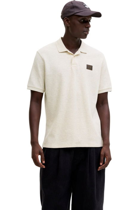 Tricou JACK &JONES Daytona Polo SS - 12294713-Antique White [1]