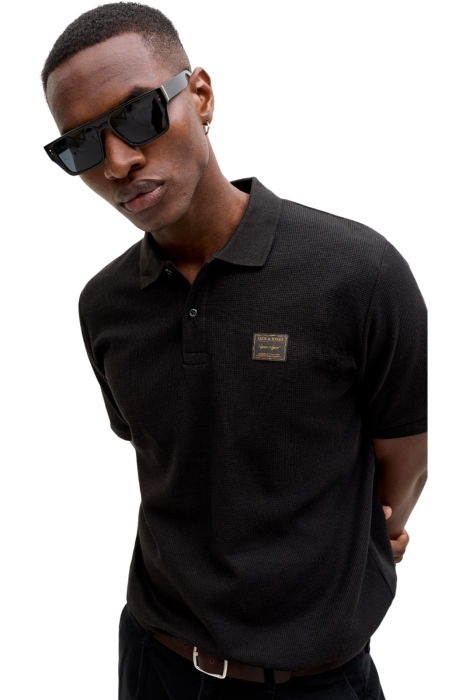 Tricou JACK &JONES Daytona Polo SS - 12294713-Black [3]