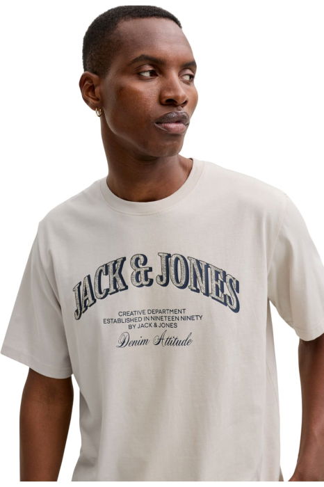 Tricou JACK &JONES Denver Graphic - 12291213-Moonbeam [4]