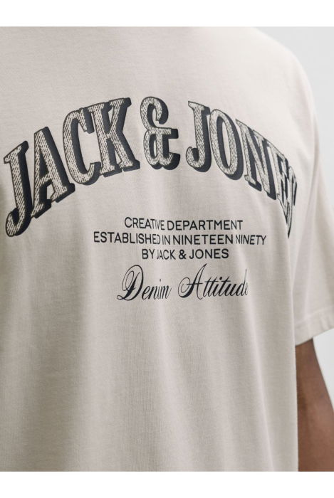 Tricou JACK &JONES Denver Graphic - 12291213-Moonbeam [3]