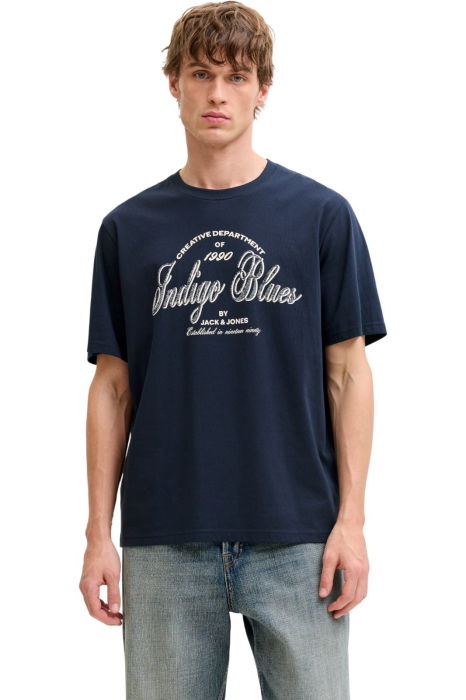 Tricou JACK &JONES Denver Graphic - 12291213-Navy Blazer [1]