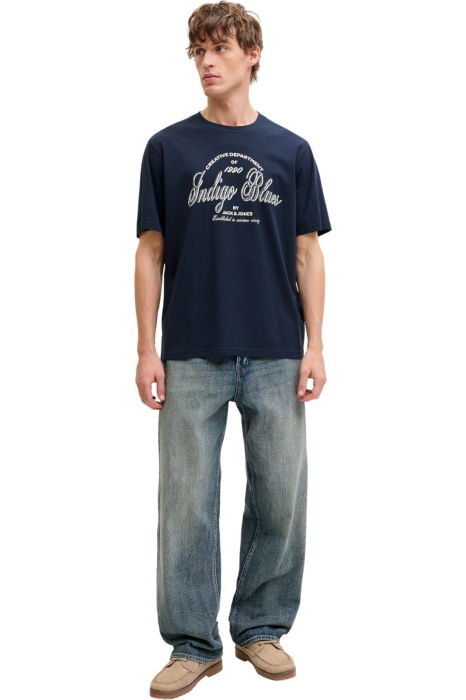 Tricou JACK &JONES Denver Graphic - 12291213-Navy Blazer [5]