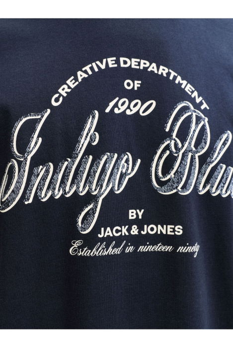 Tricou JACK &JONES Denver Graphic - 12291213-Navy Blazer [3]