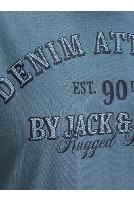 Tricou JACK &JONES Denver Graphic SS PLS - 12294518-Blue Mirage [3]