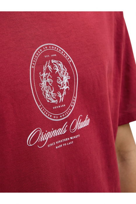 Tricou JACK &JONES Dia Graphic Front - 12286609-Tibetan Red [3]