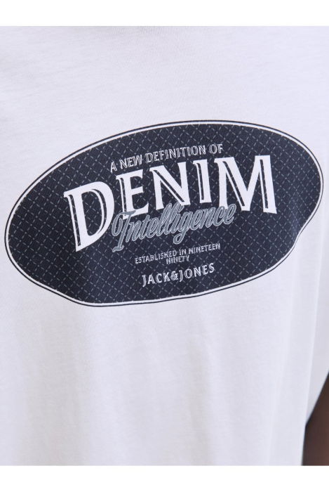 Tricou JACK &JONES Dover Denim - 12290417-White [3]
