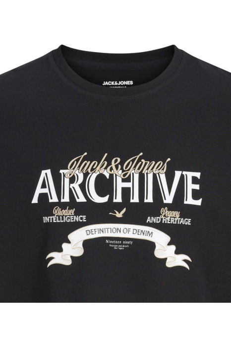 Tricou JACK &JONES Dover Denim PLS - 12294516-Black [2]