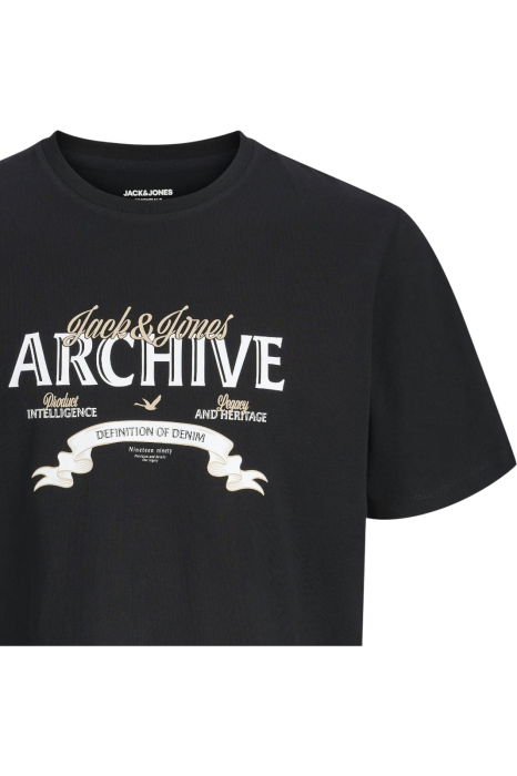 Tricou JACK &JONES Dover Denim PLS - 12294516-Black [3]