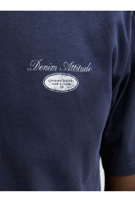 Tricou JACK &JONES Dover Graphic - 12288005-Navy Blazer [3]