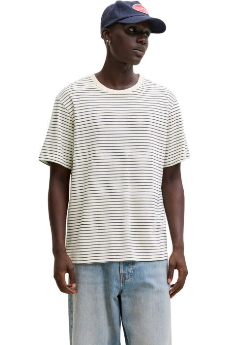 Tricou JACK &JONES Dover Striped - 12288015-Antique White [1]