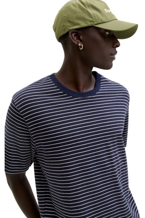 Tricou JACK &JONES Dover Striped - 12288015-Navy Blazer [4]