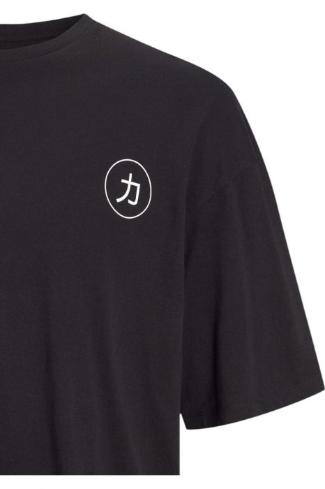 Tricou JACK &JONES Dragon Back Print - 12273504-Black [4]