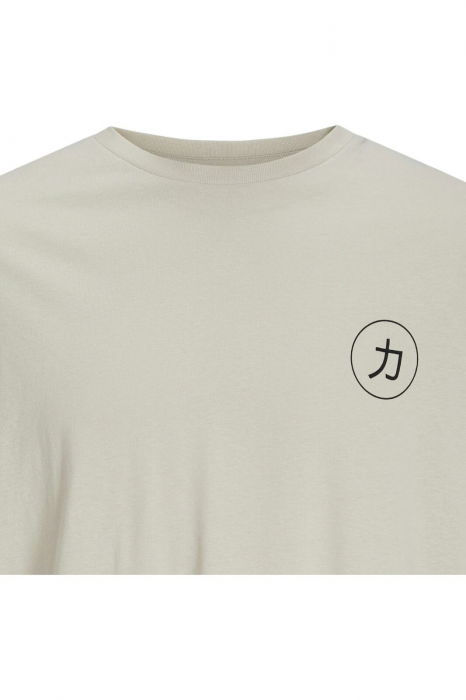 Tricou JACK &JONES Dragon Back Print - 12273504-Moonbeam [3]