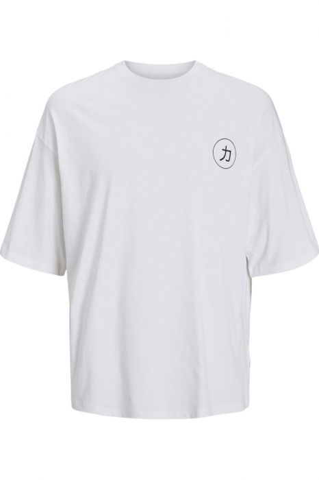 Tricou JACK &JONES Dragon Back Print - 12273504-White [1]