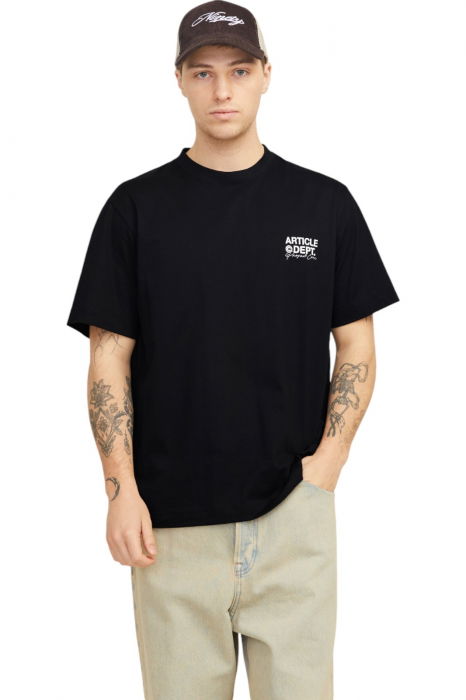 Tricou JACK &JONES Dynamic Dust - 12273867-Black [1]