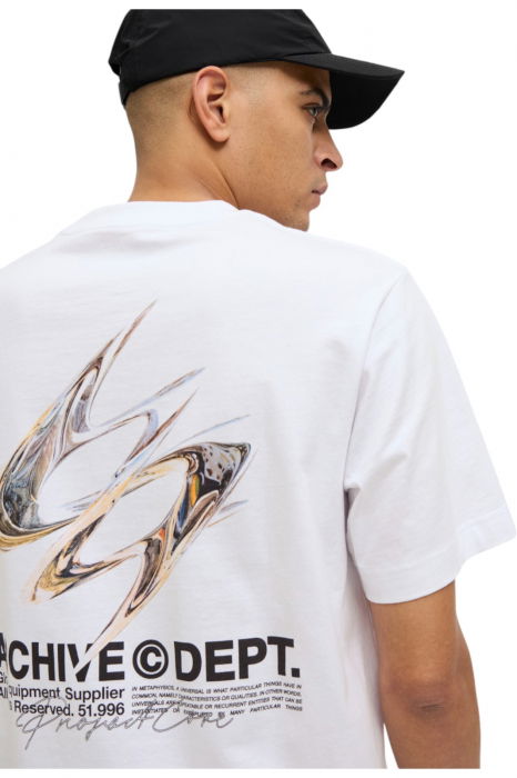 Tricou JACK &JONES Dynamic Dust - 12273867-Bright White [3]