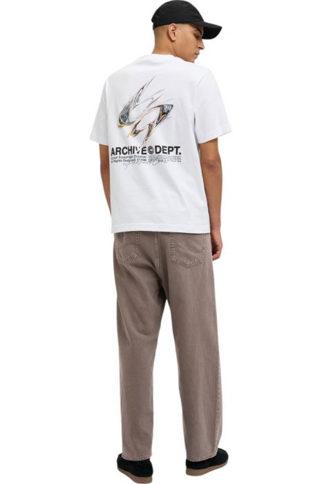 Tricou JACK &JONES Dynamic Dust - 12273867-Bright White [2]