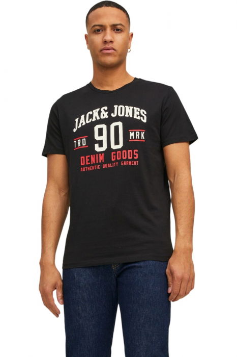 Tricou JACK &JONES Ethan Crew 3 bucati - 12221269-Black [4]