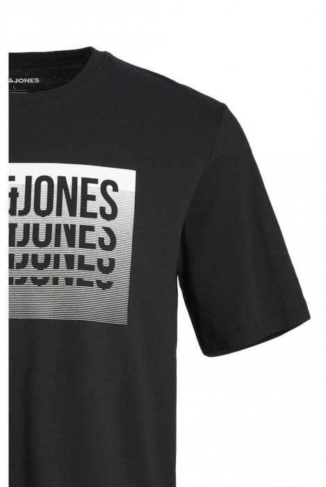 Tricou JACK &JONES Flint - 12248614-Black [3]