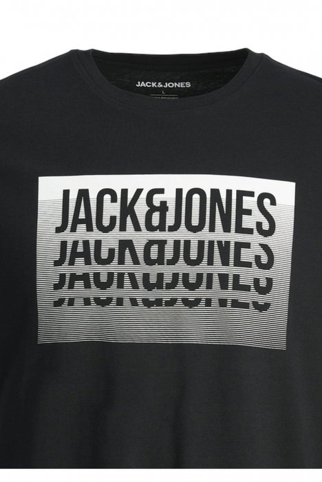 Tricou JACK &JONES Flint - 12248614-Black [2]