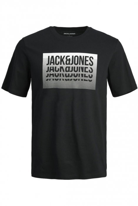 Tricou JACK &JONES Flint - 12248614-Black [1]