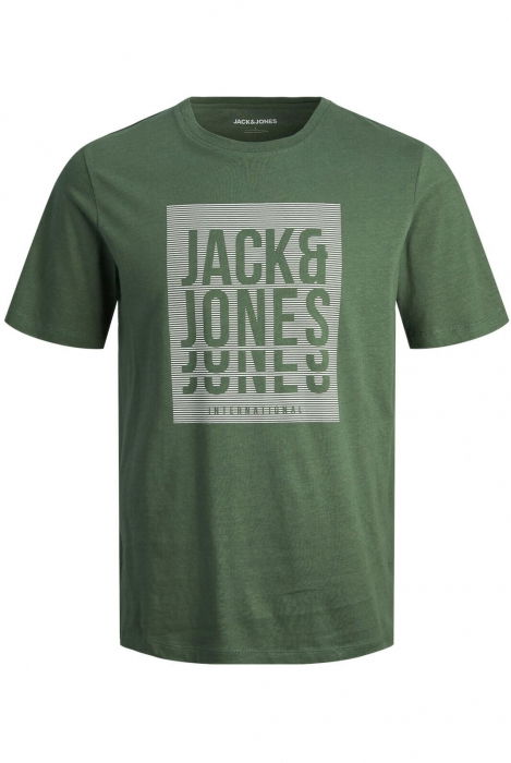 Tricou JACK &JONES Flint - 12248614-Dark Green [1]